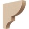 Ekena Millwork 2"W x 10"D x 10"H Thin Ridgewood Rough Cedar Woodgrain TimberThane Corbel, Primed Tan CORUR02X10X10RIDRCPR - alternate 1